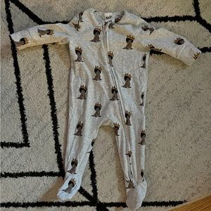 Biggie Smalls Baby Footie Pajamas 3-6 Months